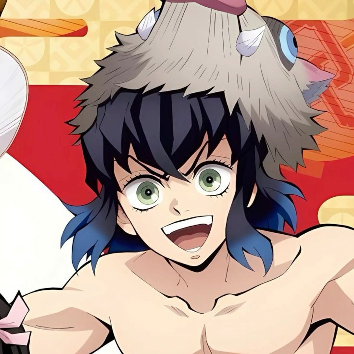 Inosuke Hashibira in Attack on Titan Would Fall to Levi